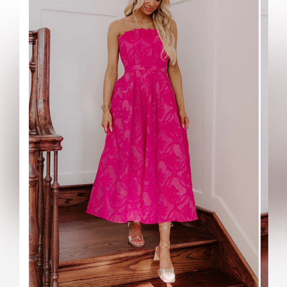 Entro Pink Maxi Dress